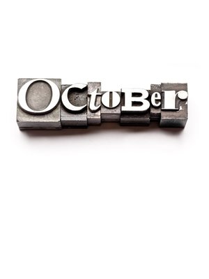 cover image of October, A Month In Verse